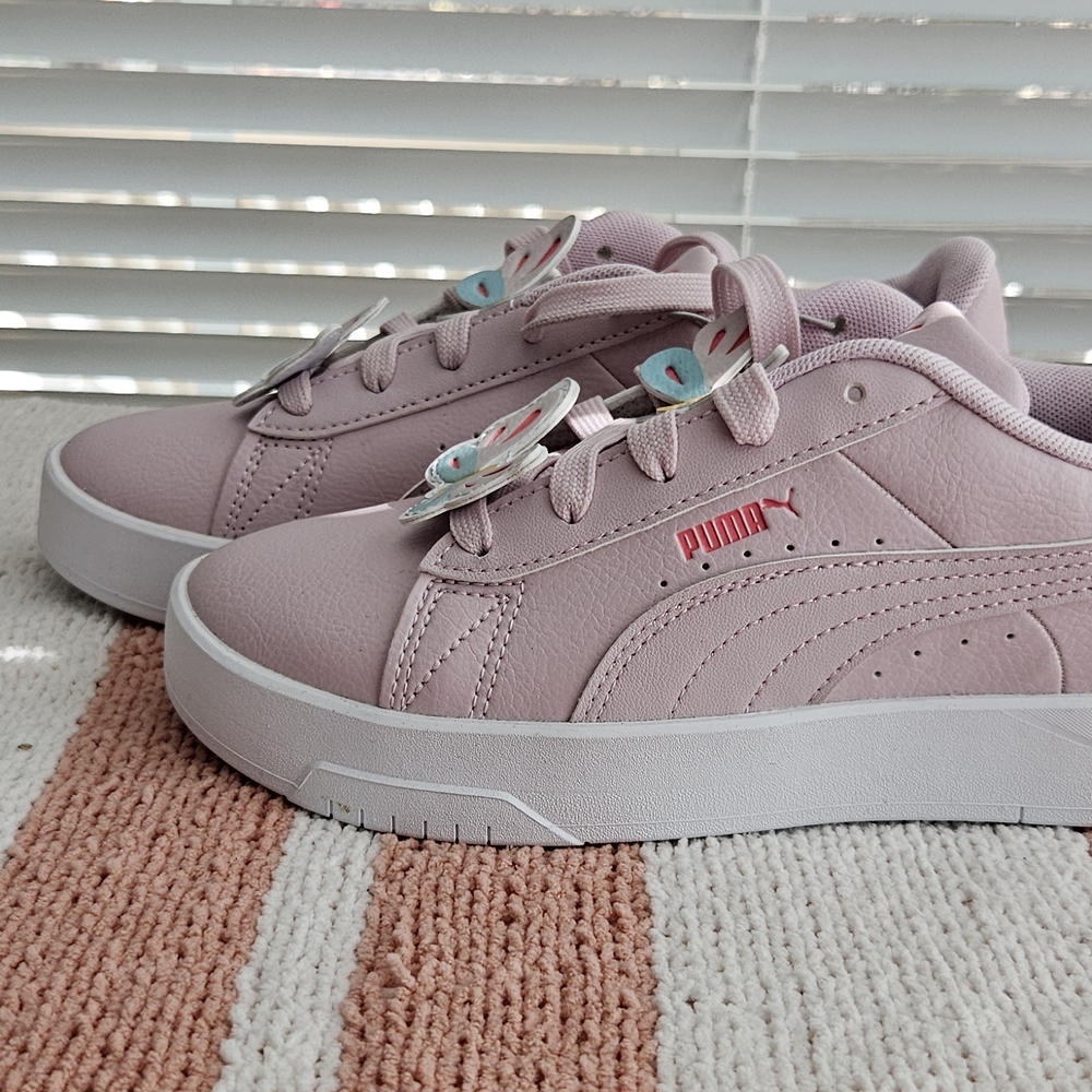 Puma Kids Pink Butterfly Sneakers - Picture 5 of 12